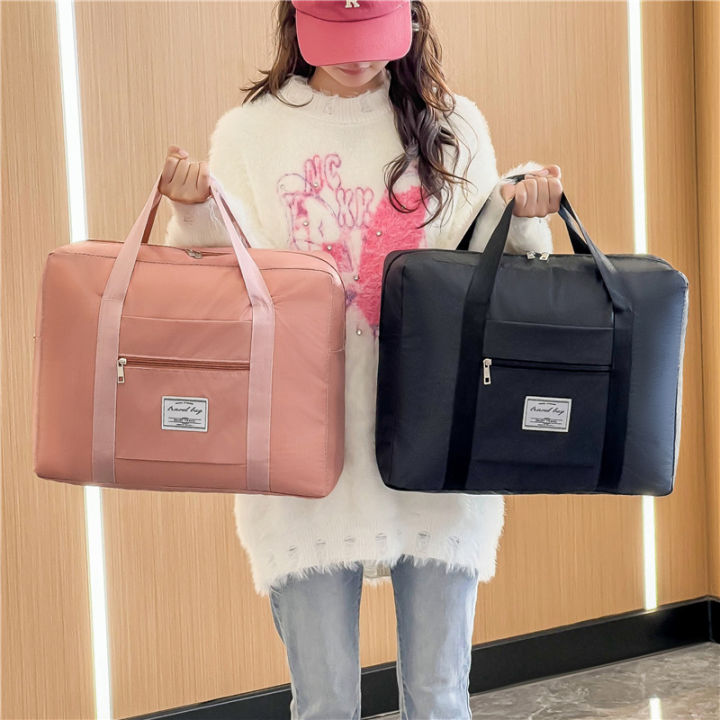 Travel bag, large capacity, female super large trolley, hand hand, hand, carrying, storage, bag, sports and fitness bag, duffle bag