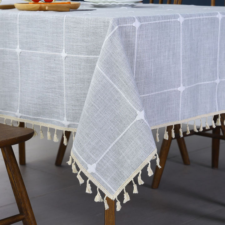 Household%20Cotton%20Linen%20TableclothinsStyle%20Simple%20Fabric%20Plaid%20New%20Chinese%20Style%20Coffee%20Table%20Mat%20Tablecloth%20Wear-Resistant%20Table%20Cloth%20Wholesale%20-%20Image%204