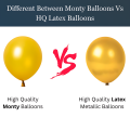 Monty Balloons for Birthdays, Anniversaries, Baby Showers, Valentine's Day and Event Decoration Items- (Pack of 15 Pcs). 