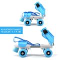 Adjustable Size Children Roller Skates Skating Shoes Double Wheels Skates. 