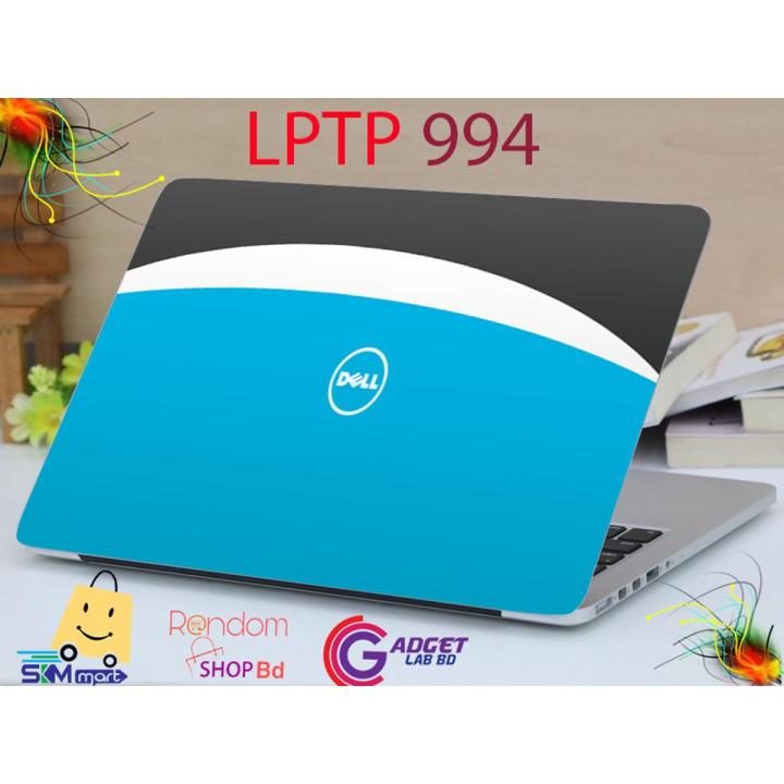 LPTP%20-%20994%20DellLogo%203Color%20Laptop%20Sticker%20Laptop%20Skin%20Sticker%20&%20Laptop%20Skin%20for%20laptop%20Back%20Side%20Decoration%20-%20Image%202