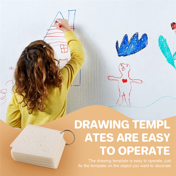 60%20Pieces%20Painting%20Template%20DIY%20Craft%20Template%20Drawing%20Stencils%20Reusable%20Wall%20Stencils%20for%20Painting%20for%20Wall%20Home%20-%20Image%203