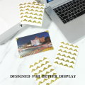 NCANRUI 240 Pieces Photo Corners for Scrapbooking, Gold Photo Corner Stickers, Self-Adhesive Photo Mounting Corners,Silver.