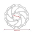 Bike Brake Disc Freewheel Threaded Hubs Disc Brake 6 Bolt With Aluminium wheeler Floating Alomejor Brake Rotor 160mm 1 pc Bicycle Accessories - Bike - সাইকেল. 