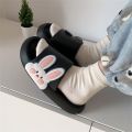Thin Strip Girl Heart Lovely Soft Cute Rabbit Home Slippers Female Summer StudentinsNon-Slip Deodorant Bathroom Slippers. 