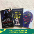 3 Books set(The Art of Reading Mind,Read People Like A Book,Dark psychology Manipulation). 