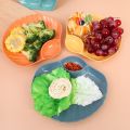 （New）Durable hell hape Deert nack Fruit Plate / PP uhi Dumpling Tray eaoning auce Dih Kitchen Tableware. 