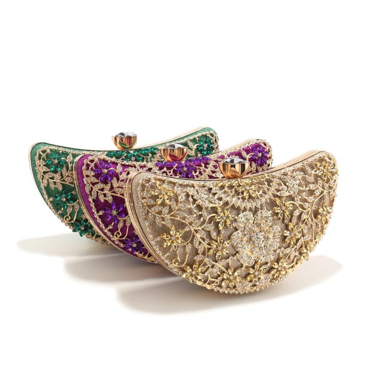 Green%20Color%20Women%20Evening%20Bags%20With%20Rhinestones%20Hollow%20Out%20Style%20Clutch%20Diamonds%20Moon%20Design%20Wedding%20Glitter%20Luxury%20Lady%20Bridal%20-%20Image%206