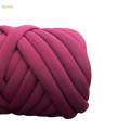 Chunky Yarn, Tube Giant Yarn, Soft Crocheting Hand Knit Jumbo Tubular Yarn, Bulky Chunky Yarn for Macrame, Carpets, Crochet, Pillow, Cushion.