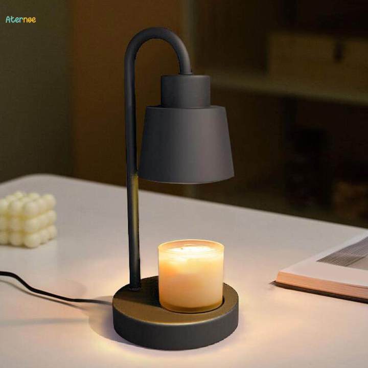 Electric Candle Warmer Lamp Dimmable Table Lamp Fragrance Candle Melter Lamp for