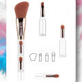 【The Edge of Beauty】Four-in-one Powder Brush Set Beauty Tools Three-in-one Makeup. 