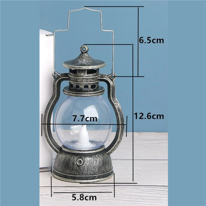 12%20Pcs%20Mini%20Lantern%20Decorative%20With%20LED%20Candle%20Hanging%20Candle%20Lanterns%20Battery%20Black%20-%20Image%206