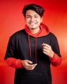 Antik Mahmud Shera Hoodie - Red 'n' Black. 