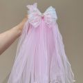 Children's veil girl super fairy birthday crown hair ornament baby princess dress tiara little girl photo shoot hairpin hairpin.