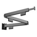 Folding Clothes Hanger Aluminum Retractable Drying Rack Wall-mounted Laundry Storage Space Save Home Hotel Clothes Hanger.
