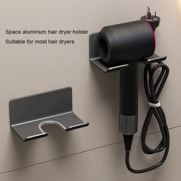 Wall%20Mounted%20Hair%20Dryer%20Holder%20For%20Dyson%20Laifen%20Aluminum%20Magnetic%20Nozzle%20No-punching%20Bathroom%20Accessories%20Blower%20Holder%20Shelf%20-%20Image%204