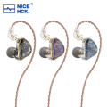 NiceHCK DB2 Microphone HiFi Music Earphone 1DD+1BA Hybrid Dual Driver In Ear Earbud Monitor Detachable 0.78 2Pin Connector IEM.