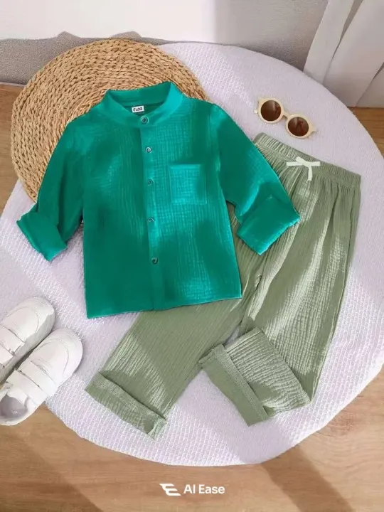 Children%E2%80%99s%20Designer%20Cotton%20Crepe%20Shirt%20and%20Pant%20Set%20for%20Boy%20%7C%20Perfect%20for%20Outings%20&%20Events%20-%20Image%208