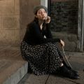 Skirts Women Design High Waist Summer Loose Trendy Elegant Artistic BF A-Line All-match Print Lovely Ins Casual Tender Aesthetic. 