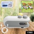 Portable Bag Sealer and Cutter with USB Charging, 2-in-1 Heat Sealing and Cutting, for Food Storage and Snack Bags. 