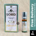 Al Rehab Lord Attar for Men Non Alcoholic Perfume Long Lasting Ator - 6ml. 