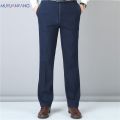 Peking Story Thick jean homme Men's Jeans Man Casual Large Size Men Denim Jeans Straight Solid Color Long Pants plus over size. 