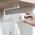Kitchen Paper Roll Holder Towel Rack Cabinet Rag Rack Bathroom Storage Rack Household.