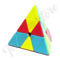 Pyramid Cube Stickerless Matte Surface Speed Triangle Pyraminx Puzzle Cube. 