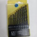 13Pcs HSS Drill Bit Set 1.5-6.5mm Twist Drill Bit 1/16-1/4 Inch Hex Shank Drive Quick Change High Speed For Drill Machine Chuck. 