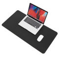Carbon fiber grain large desk mat computer desk mat PVC leather mouse pad gaming desktop keyboard pad. 