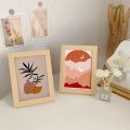 Ins Art Illustration Nordic Decorative Painting Flower Character Photo Frame Creative Living Room Ornament Table Decor for room.