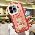 DEL for Redmi Note 12 4G Back Cover Lovely Girl Phone Case Monster Lens Camera Protection Mobile Cover. 