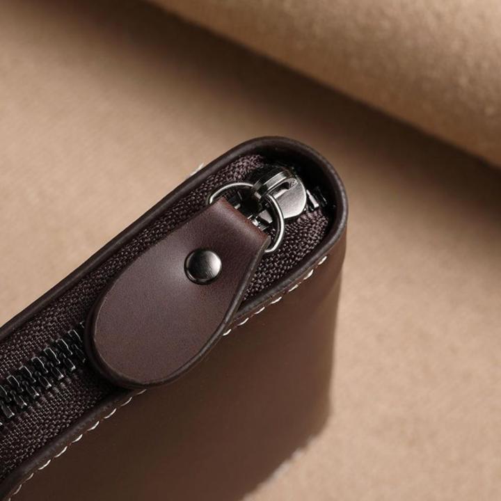 Soft%20Leather%20Men's%20Card%20Holder%20Large%20Capacity%20Anti-Demagnetization%20Compact%20Wallet%20-%20Image%204