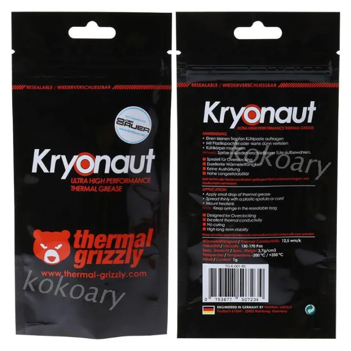 KOK*%20Thermal%20Grizzly%20Kryonaut%201g%20for%20CPU%20AMD%20Intel%20Processor%20Heatsink%20Fan%20Compound%20Cooling%20Thermal%20Past%20-%20Image%202
