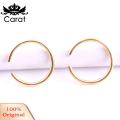 Carat 40Pcs/Box Men Women Opening Circle Nose Ring Body Piercing Jewelry Gift.