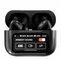 Airpods A9 Pro Touch Screen Display with ANC ENC TWS Earbuds - Black.