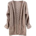 Women Cardigan Vintage Cashmere Sweater Wool Fall Winter Thick Warm Soft Knit Cable Oversized Long Cardigan Women Long Sweater. 
