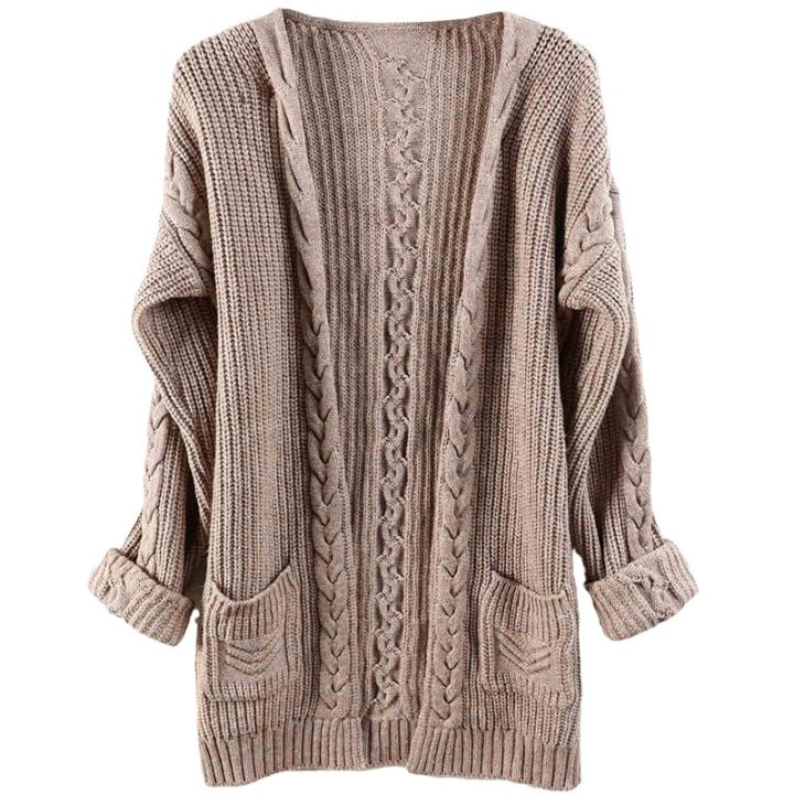 Women%20Cardigan%20Vintage%20Cashmere%20Sweater%20Wool%20Fall%20Winter%20Thick%20Warm%20Soft%20Knit%20Cable%20Oversized%20Long%20Cardigan%20Women%20Long%20Sweater%20-%20Image%204