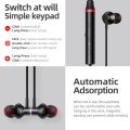 Lenovo HE05X Bluetooth 5.0 Earphones Sports Headphones Waterproof Wireless HIFI Sound Magnetic Neckband Headset Mic **Black**.