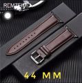 Leather Watchband Soft Material Wrist Strap 20mm 22mm 44mm with Stainless Steel Buckle. 