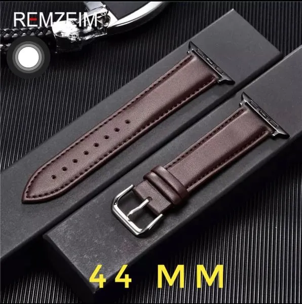 Leather%20Watchband%20Soft%20Material%20Wrist%20Strap%2020mm%2022mm%2044mm%20with%20Stainless%20Steel%20Buckle%20-%20Image%202