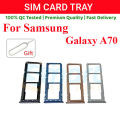Samsung Galaxy A70 Sim Tray Micro SD Card Slot with Sim Ejector Pin Replacement Part:. 