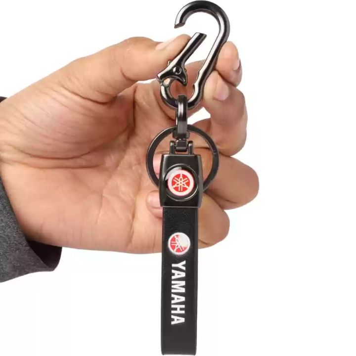 Key%20Chain,%20Genuine%20Leather%20Keychain%20Car%20Bike%20Motorcycle%20Key%20Chain%20Accessories%20Keyring%20with%20Yamaha%20Logo%20(Black)%20-%20Image%207