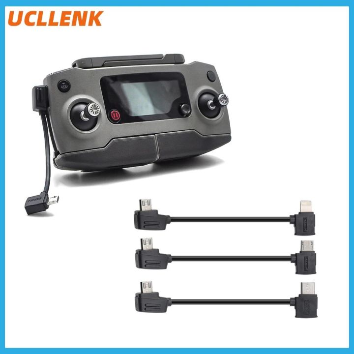 Micro USB Fit IOS Type-c OTG Data Cable Line 10cm/30cm For DJI