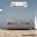 Decals Sticker Model-CTN0040 Air Conditioner Sticker Ac Sticker AC Sticker and Wall Sticker Self Adhesive Sticker (Pack of 1). 