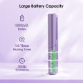 HEGRUS 2 in 1 Mini Straight Hair Comb Straightening Curling Brush Fast Heating Negative Ion Wireless Hair Straightener Gift Metal Ceramic Heating Element Styling Tools Women. 