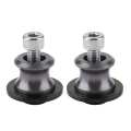 6mm Motorcycle CNC Rear Stand Swing Arm Spool Sliders Swingarm Bobbins. 
