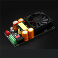 2X HIFI IRS2092 1000W Mono Channel Digital Class D Stage Subwoofer Power Amplifier Board with Speaker Protect Relay-A.