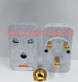 3 pin round plug,15 amp(1pcs) Multi Plug 15A 3-Pin Universal Socket Conversion Heavy Duty ..