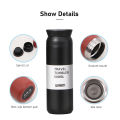 Premium Quality Vacuum Hot and Cool 500ml 304 Stainless steel Insulated Coffee Mug Double Wall Travel Thermo Drinking Vacuum water Bottle/Cup with Lid. 